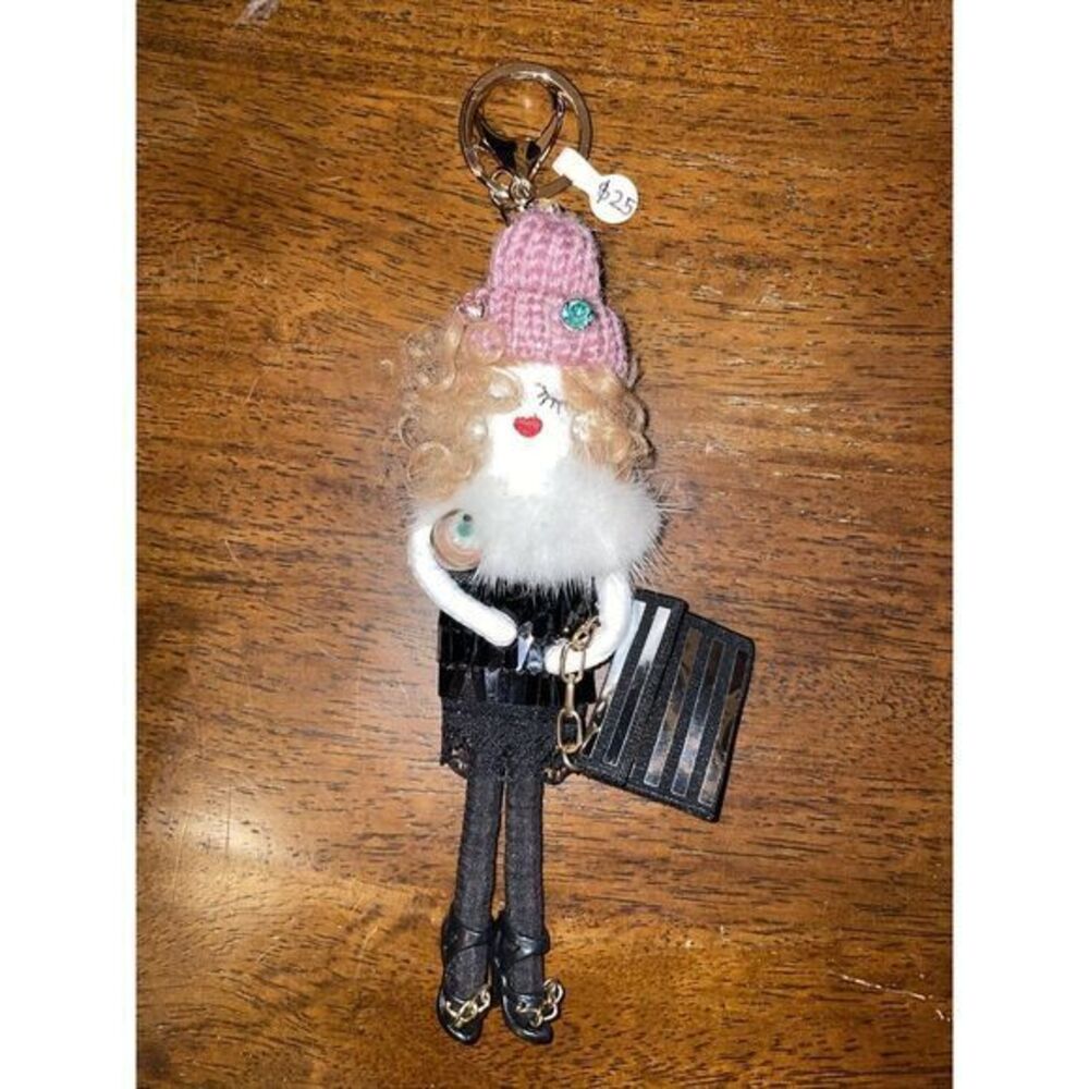 Handmade Doll Keychain for Women & Girls - Handbag Pendant Keyring